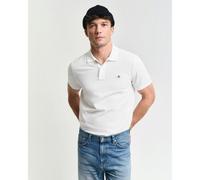 Gant Reg Shield Short Sleeve Polo White S Men