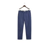 GANT Regular Twill Chinos, Dusty Navy, 34 W/32 L