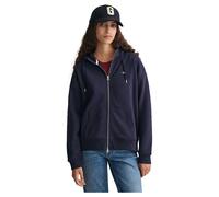Gant Rel Shield Full Zip Sweatshirt Blue XL Women