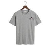 Gant Round Neck Jersey T-Shirt Grey Marl
