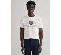 Gant Round Neck Short Sleeve T-Shirt White