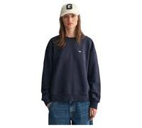 Gant for woman. 4201414 Shield navy crew neck sweatshirt (S), Casual, Cotton