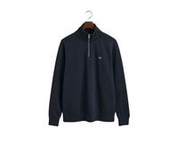 Gant Shield Half Zip Up Sweatshirt Blue S