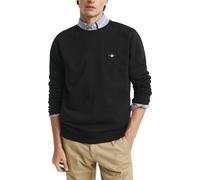 Gant Shield Mens Crew Neck Sweatshirt Pullover French Terry Graphic Embroidered