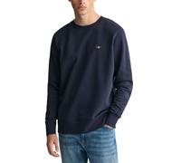 Gant Shield Mens Crew Neck Sweatshirt Pullover French Terry Graphic Embroidered