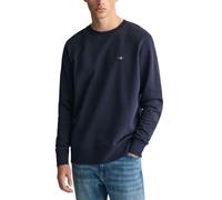Gant Shield Mens Crew Neck Sweatshirt Pullover French Terry Graphic Embroidered