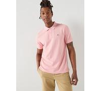 GANT Mens Piqué Polo Shirt Bubblegum Pink XL
