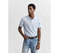 Gant Shield Short Sleeve Polo Shirt Light Blue - S
