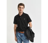 Gant Shield Short Sleeve Polo Shirt Pure Black - M