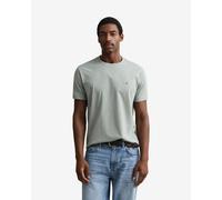 GANT Mens Regular Fit Short Sleeve Shield Logo T-Shirt - 10 Ceramic Grey