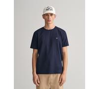 Gant Shield Short Sleeve T-Shirt Navy Blue - XXL