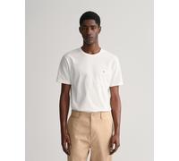 Gant Mens T Shirts Shield Logo Crew Neck Short Sleeve Cotton Summer Casual Tee