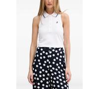 Gant sleeveless polo top - White S