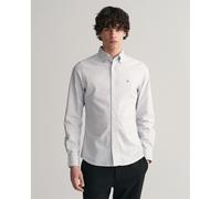 Gant Slim Oxford Banker Stripe Long Sleeve Shirt Blue S Men