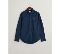 GANT Slim Oxford Stretch Shirt BNWT Designer Mens Top Clothing Marine Blue