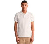 Gant Slim Shield Short Sleeve Polo White S Men