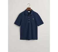 Gant Slim Shield Short Sleeve Polo Blue S Women