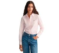 GANT Women's Slim Stretch Oxford Shirt Blouse, Light Pink, 8