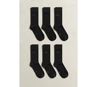 GANT Soft Cotton Socks 6-pack Black size 40-42 | Socks Outlet | Men | Black 40-42