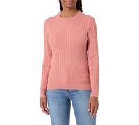 GANT Stretch Cotton Cable C-Neck, Faded Brick, L
