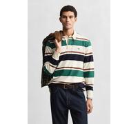 GANT Striped Heavy Rugger Cream size L | Poloshirts Outlet | Men | White L