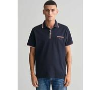 Gant Striped Polo Shirt Navy