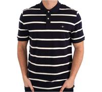 Gant Striped Polo Shirt Navy Blue