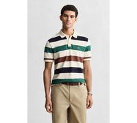 GANT Striped Ss Polo Cream size M | Poloshirts Outlet | Men | White M