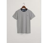 GANT Striped T-Shirt BNWT Designer Mens Top Clothing Evening Blue