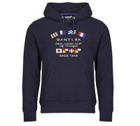 Gant Sweatshirt GRAPHIC SWEAT HOODIE in Marine EU M