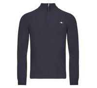 Gant Superfine Lambswool Half Zip Sweater Blue XL Men