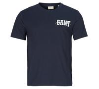 Gant T shirt ARCH SCRIPT SS T-SHIRT in Marine EU S