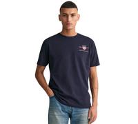 Gant T Shirts Mens Short Sleeve Tee Casual Solid Crew Neck Cotton Classic Top