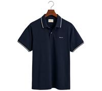 Gant Tipped Piqué Short Sleeve Polo Blue M Men