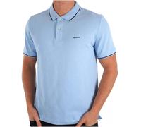 Gant Tipping Pique Polo Shirt Capri Blue