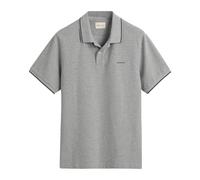 GANT Tipping SS Pique Rugger, Grey Melange, M