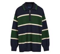 Gant Unisex Adult Knitted Heavy Rugby Sweatshirt - Blue - Blue - M