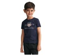 GANT Unisex Children's Archive Shield SS T-Shirt, Evening Blue, 110-116