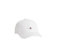 GANT Unisex High Shield Cotton Twill Cap Baseball Cap, White, One Size