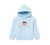 GANT Unisex Kinder Archive Shield Raglan Hoodie Hooded Sweatshirt, Blue Dawn, 122-128