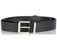 GANT Unisex Logo Leather Belt, black, 90 cm
