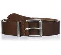 GANT Unisex Logo Leather Belt, Weathered Brown, 95