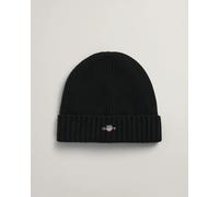 GANT Unisex Shield Wool Beanie - 5 Black