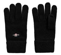 GANT Men's Shield Wool Gloves Black Standard