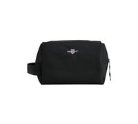 GANT Unisex's Shield Wash Bag Toiletry, Black, ONE Size