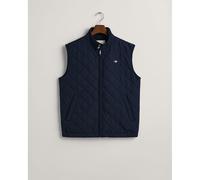 Gant Mens Quilted Windcheater Vest - Blue - Size Medium