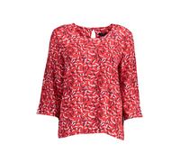 Gant Womens 34 Sleeve Blouse Abstract Print - Light Pink viscose - Size EU 40 (Womens)