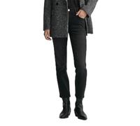 GANT Women's Cropped Slim Jeans, Black Worn in, 32W