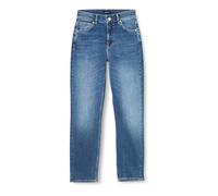GANT Women's Cropped Slim Jeans, Mid Blue Worn in, 28