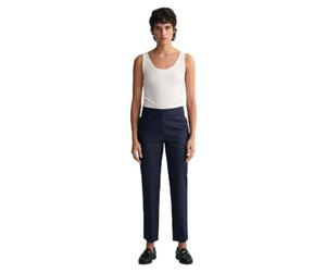 GANT Women's D1. Slim Cigarette Slack Classic Trousers, Evening Blue, Standard, Evening Blue, 38 W